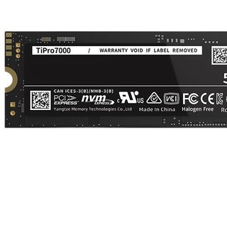 ZHITAI 致态 Ti Pro 7000 NVMe M.2 固态硬盘 512GB (PCI-E4.0)
