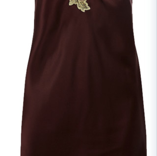 LA PERLA MAISON系列 女士真丝吊带睡裙 CFI0019227_DL 咖啡色 XS