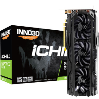 INNO3D 映众 GeForce GTX 1660Ti 冰龙超级版 ICHILL 显卡 6GB 黑色