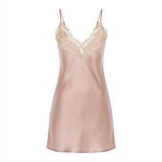 LA PERLA MAISON系列 女士真丝吊带睡裙 CFI0019227_DL 升级款 粉色 L