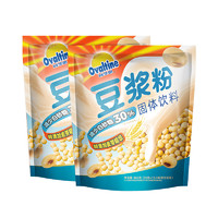 Ovaltine 阿华田 减糖豆浆粉早餐袋装速溶冲饮豆奶粉 30g*12条*2袋