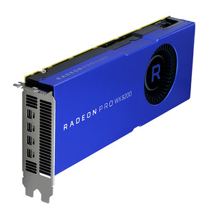 AMD Radeon Pro WX 8200 显卡 8GB 蓝色