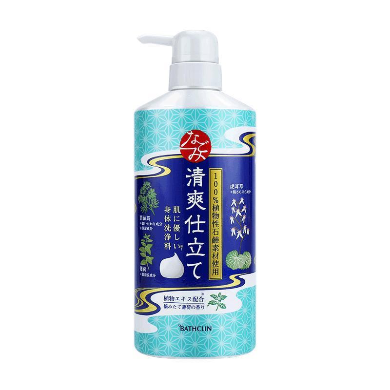 Bathclin 巴斯克林 舒和草本沐浴露 清爽薄荷香型 600ml