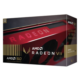 AMD Radeon VII 50周年纪念版 显卡 16GB 红色