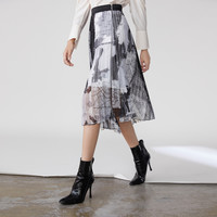 LILY 丽丽 120300C6219509 印花半身裙