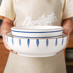 Yomerto 莜米特 酸菜鱼大盆碗家用大号水煮鱼专用盛汤碗2021新款大碗日式陶瓷