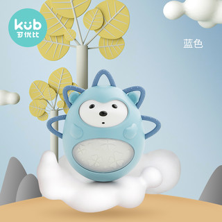 kub 可优比 KUB）不倒翁玩具0-3-6-12个月宝宝早教0-1岁婴儿安抚玩具蓝色-BT0119新年礼物