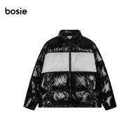 bosie Rainbow2021冬季新款高科技感光控短款羽绒服时尚发光外套