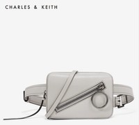 CHARLES & KEITH 女士腰包 CK2-80780921 葡萄酒红色 S