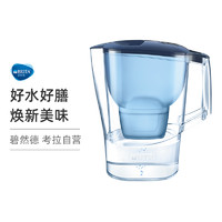 黑卡会员：BRITA 碧然德 摩登系列 滤水壶 一壶一芯 3.5L 蓝色