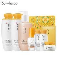 Sulwhasoo 雪花秀 滋盈肌本水乳护肤套装（润颜水125ml+润颜乳125ml+洁面 200ml）（赠 精华 15ml+水30ml+乳30ml+面霜15ml+面膜1片）