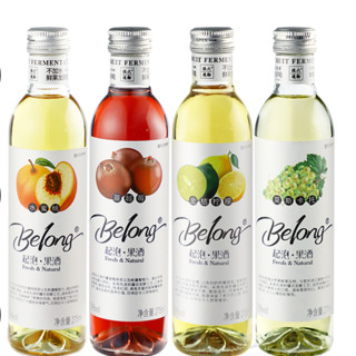 Belong 起泡果酒组合装 4口味 275ml*4瓶（金桔柠檬+蔓越莓+水蜜桃+莫斯卡托）