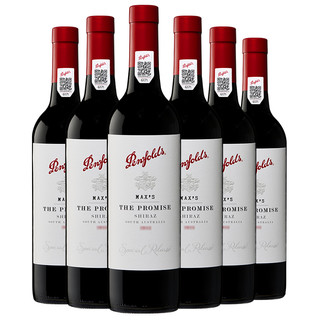 Penfolds 奔富 MAX SCHUBERT大师承诺西拉干型红葡萄酒 6瓶*750ml套装 礼盒装