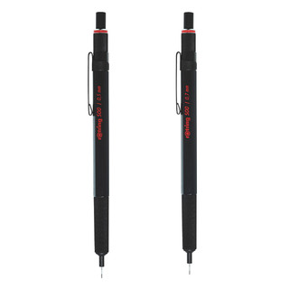 rOtring 红环 500系列 摇动出铅自动铅笔 黑色 HB 0.7mm 单支装