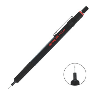 rOtring 红环 500系列 摇动出铅自动铅笔 黑色 HB 0.7mm 单支装