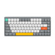 NuPhy Air75 84键 2.4G蓝牙 多模无线机械键盘 灰色 佳达隆矮红轴 RGB