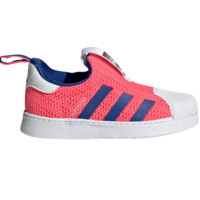 adidas ORIGINALS SUPERSTAR 360 I 男童学步鞋 FX4915 红/酱紫 23.5码