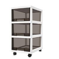 Citylong 禧天龙 G-5020 收纳柜 3层 33*43*64.5cm 烟熏灰