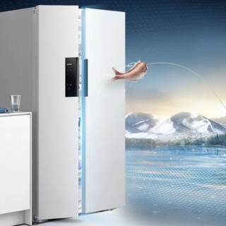 SIEMENS 西门子 KA92NE02TI 风冷对开门冰箱 610L 白色