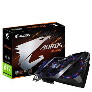 GIGABYTE 技嘉 AORUS GeForce RTX 2070 XTREME 大雕 显卡 8G 黑色