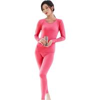 FENTENG 芬腾 女士秋衣秋裤套装 96G001 玫红 M
