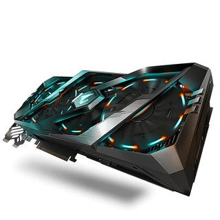 GIGABYTE 技嘉 AORUS GeForce RTX 2080Ti 小雕 显卡 11GB 黑色