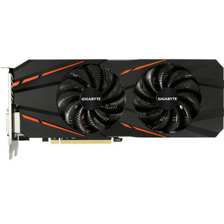 GIGABYTE 技嘉 GeForce GTX 1060 G1 GAMING 显卡 6GB 黑色