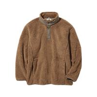 UNIQLO 优衣库 X White Mountaineering 男女款立领摇粒绒卫衣 443221 深米色 XS