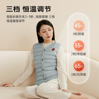 keepfit 科普菲 智能发热服电热马甲加热衣服全身保暖背心自冬季防寒神器  【灰色女款】电热马甲  M