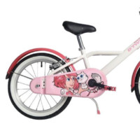 DECATHLON 迪卡侬 BTWIN 500 DOCTOGIRL 儿童单速自行车 8388950 16寸 粉红女孩