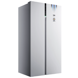 beko倍科gn163120zigim风冷对开门冰箱581l白色