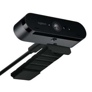 罗技（Logitech）BRIO C1000E 摄像头 4K超高清广角台式电脑笔记本摄像头 内置麦克风