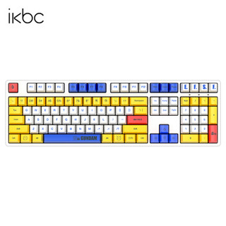 ikbc RX-78-2 高达2.0108键 有线机械键盘 白黄色 Cherry红轴 无光