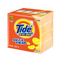 Tide 汰渍 洗衣皂360度柠檬清香无磷去污渍净白126g*4块