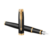 亲子会员：PARKER 派克 IM系列 钢笔 纯黑丽雅金夹 F尖 0.5mm