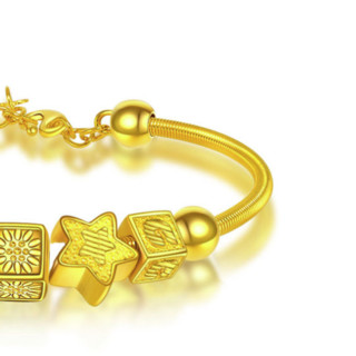 CHJ JEWELLERY 潮宏基 SDG30000642 符号足金手镯 26.3g