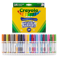 Crayola 绘儿乐 58-8827 粗头水彩笔 24色