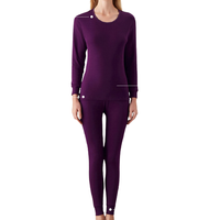 相思鳥 女士秋衣秋裤套装 SWDKN1N1092 紫罗兰 160