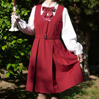 喵仙生DKJK制服馆 七宗罪暴食 JK制服装 女士长款背心裙 01A2