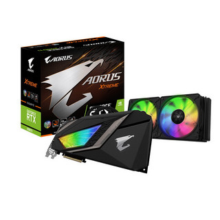 GIGABYTE 技嘉 AORUS GeForce RTX 2080Ti XTREME WATERFORCE 显卡 11GB 黑色