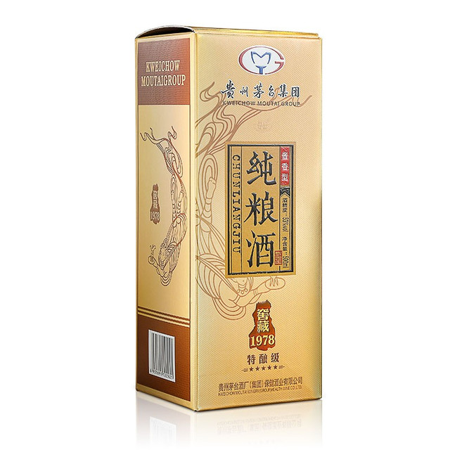 茅乡纯粮酒窖藏1978 特酿级53%vol 酱香型白酒500ml 单瓶装【报价价格