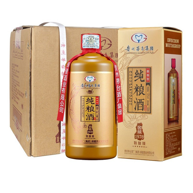 茅乡纯粮酒窖藏1978 特酿级53%vol 酱香型白酒500ml 单瓶装【报价价格