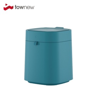 TOWNEW 拓牛 智能垃圾桶T AIR X 家用带盖可充电自动打包换袋客厅卧室卫生间垃圾桶13.5L T Air X湖绿