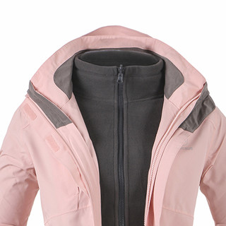 KROCEUS 地球科学家 女子三合一冲锋衣 27183 粉色 XL