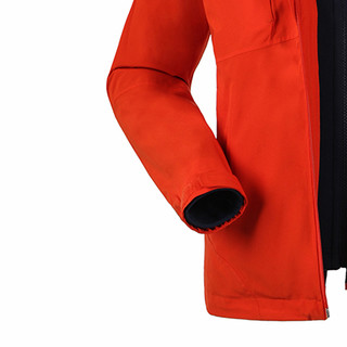 KROCEUS 地球科学家 女子三合一冲锋衣 27183 橘红 L
