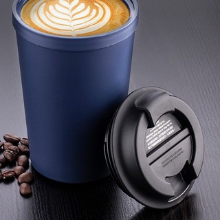 Artiart DRIN077 咖啡杯 纯色款 340ml 深蓝色