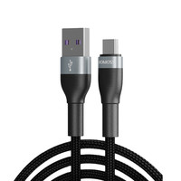 ROMOSS 罗马仕 CB3031 Type-C 66W 数据线 尼龙编织 2m 黑色