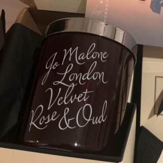 Jo Malone London 祖·玛珑 玫瑰印象系列 丝绒玫瑰与乌木馥郁香薰蜡烛 200g