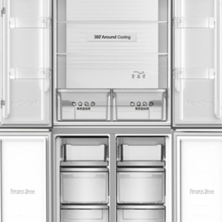 Ronshen 容声 BCD-432WRK1FPC 风冷十字对开门冰箱 432L