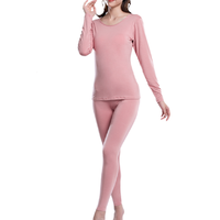 顶瓜瓜 女士秋衣秋裤套装 DGG-BYE2 粉色 M